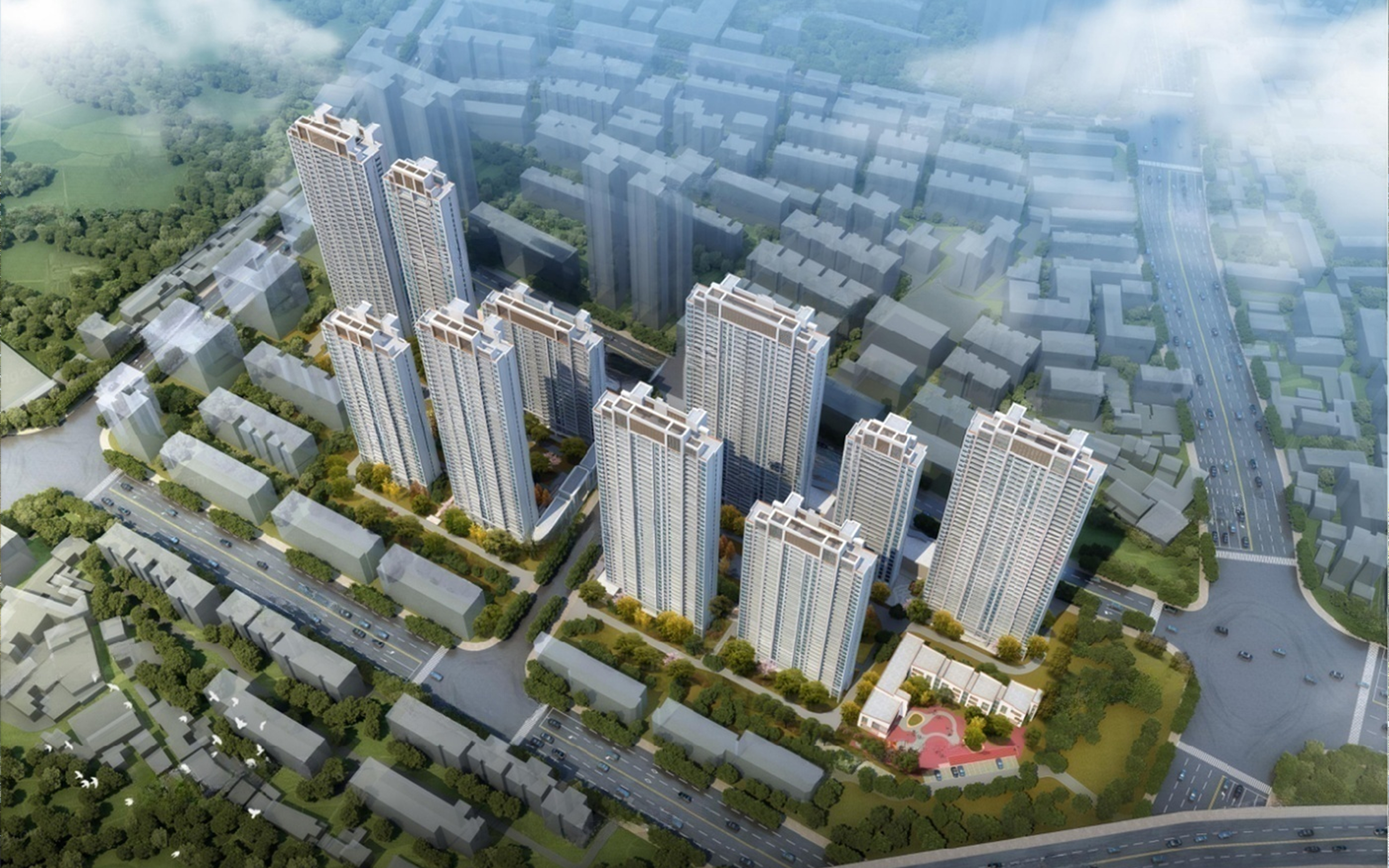 武漢信達(dá)新外灘幕墻工程
